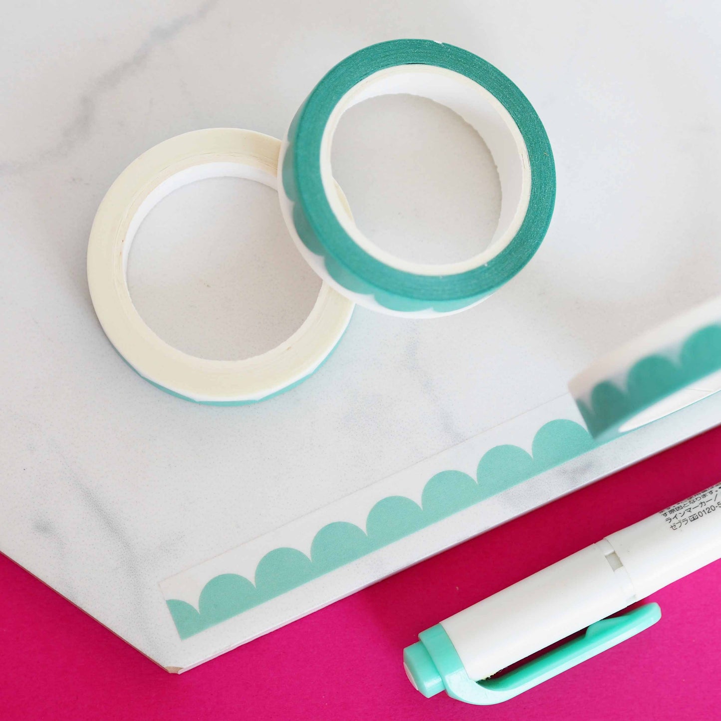 Washi Tape - Vagues Turquoises