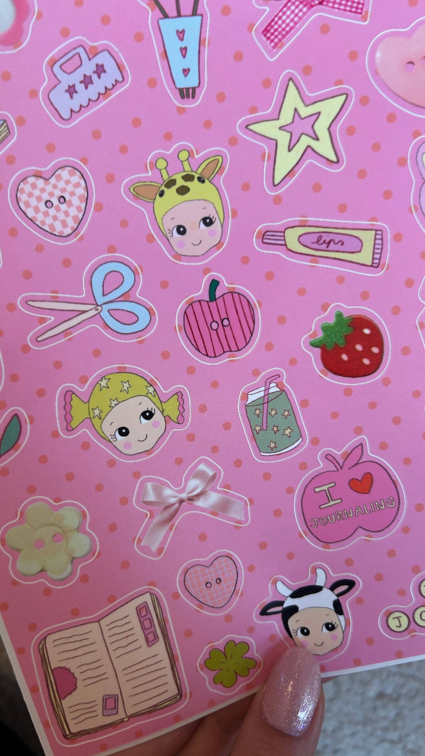 Planche de stickers - Anniversaire Nany