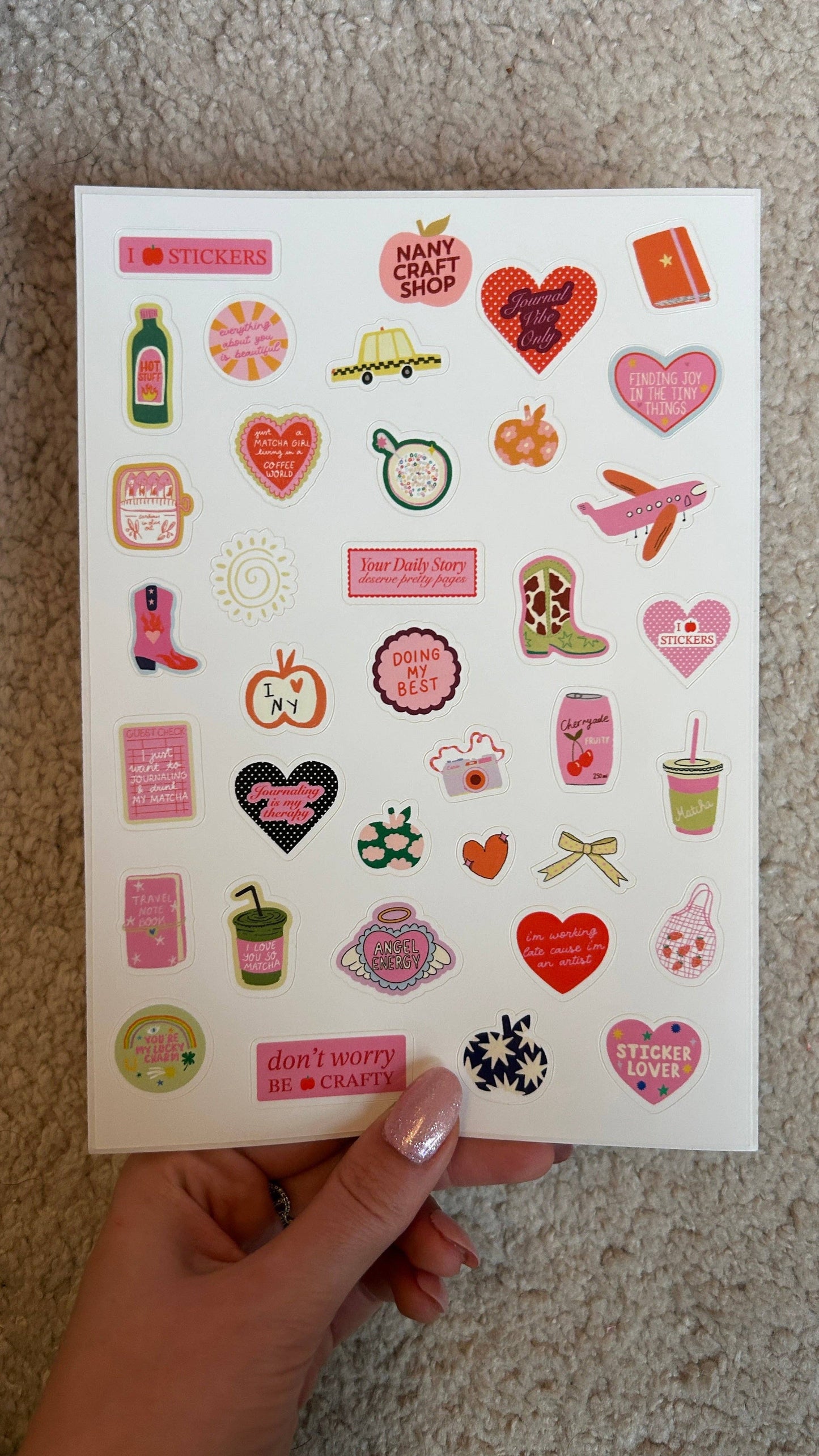 Planche de stickers - Favoris