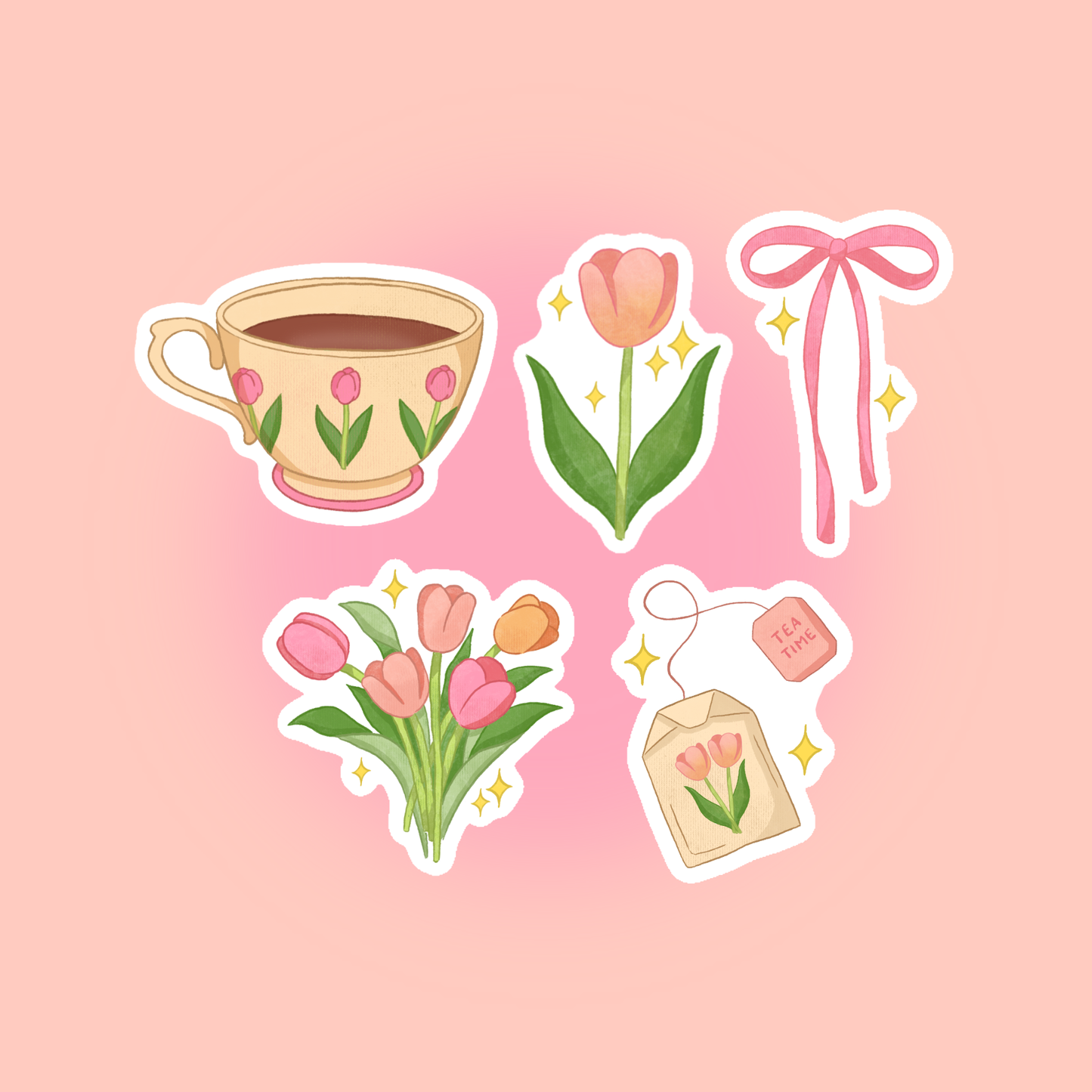 Pack de stickers - Tea Time
