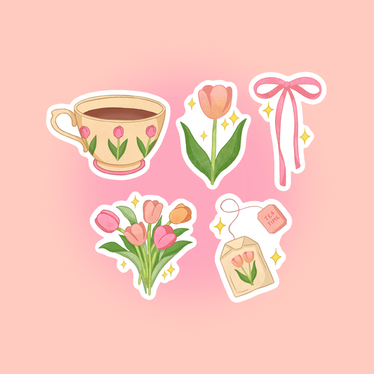 Pack de stickers - Tea Time