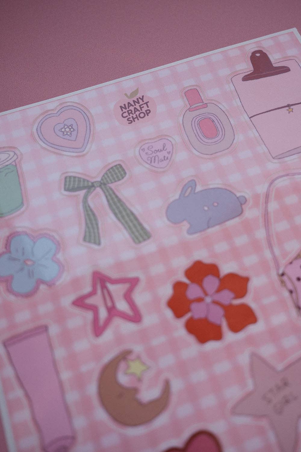 Planche de stickers - What's in my bag