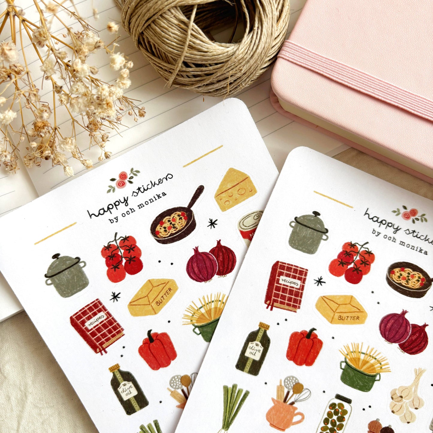 Planche de stickers - Cuisine maison