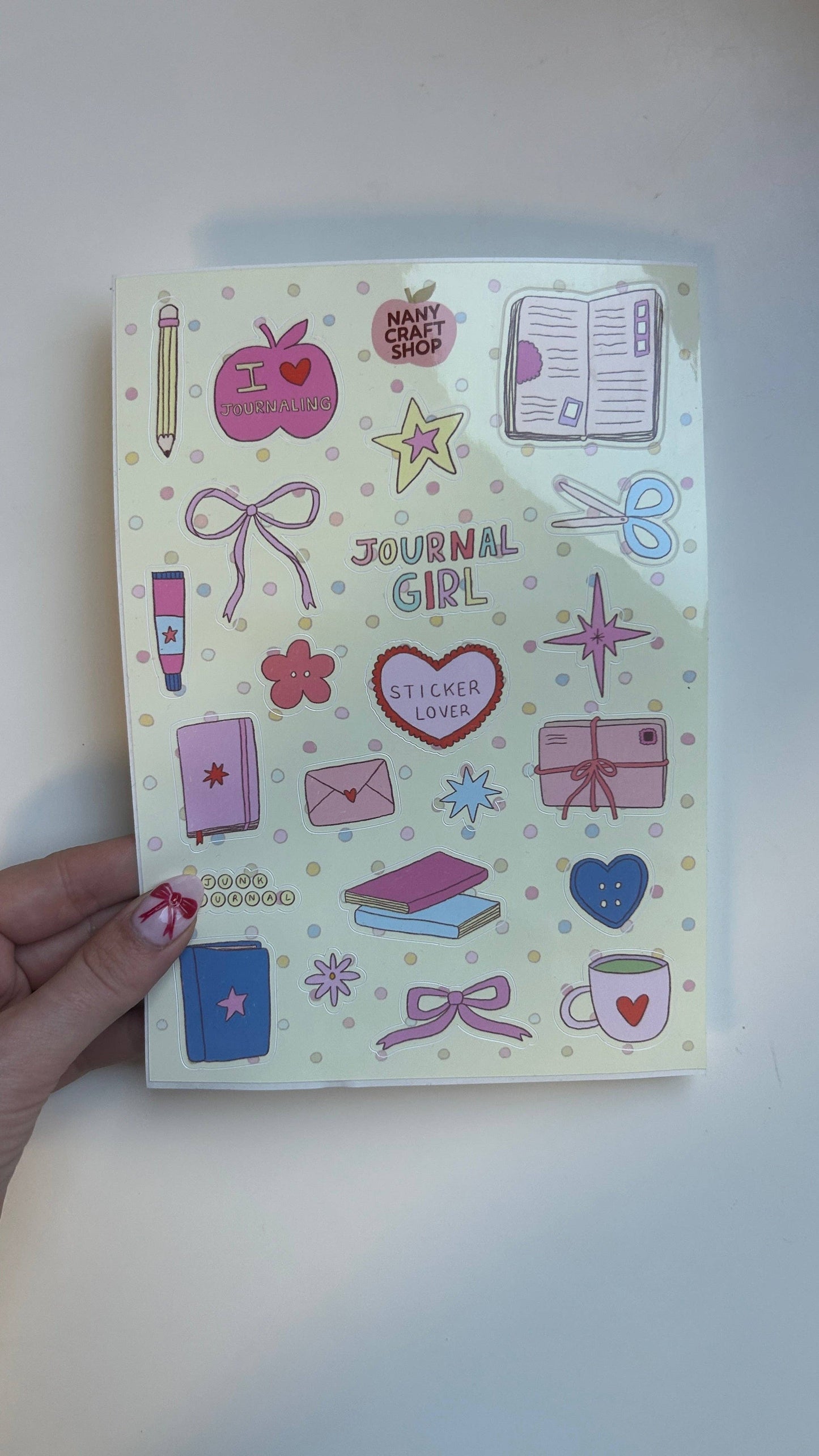 Planche de stickers - Crafty Girl