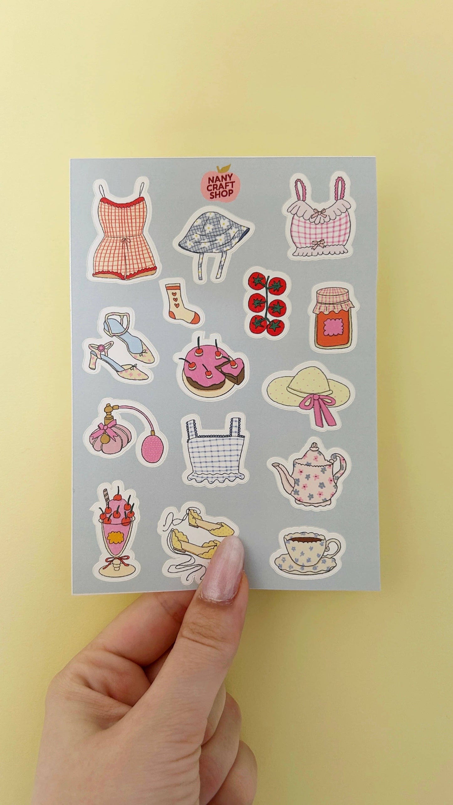 Planche de stickers - Pique-nique