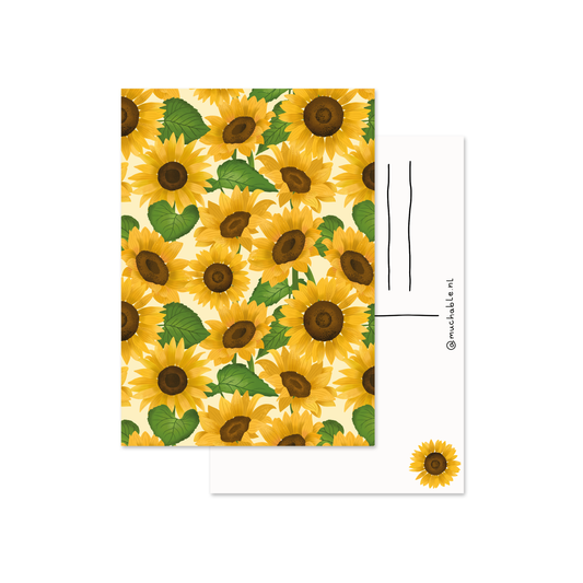 Carte postale - Tournesols