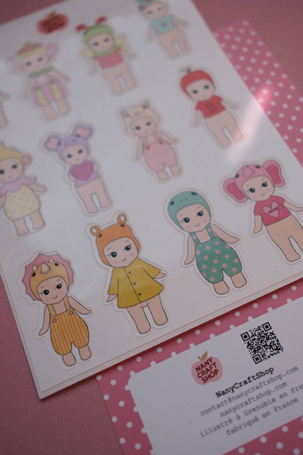 Planche de stickers - Baby Entier