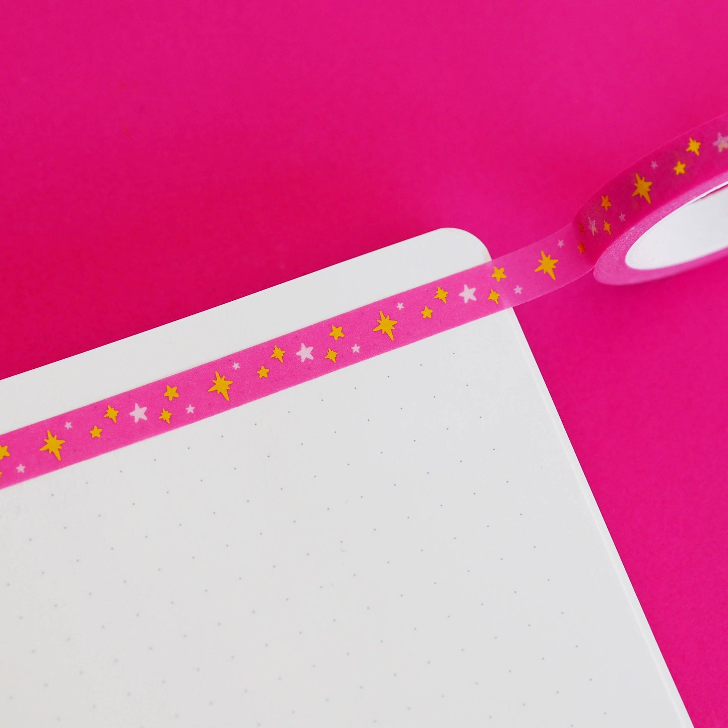 Washi Tape - Pink Stars