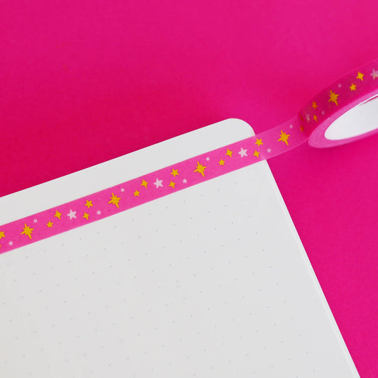 Washi Tape - Pink Stars