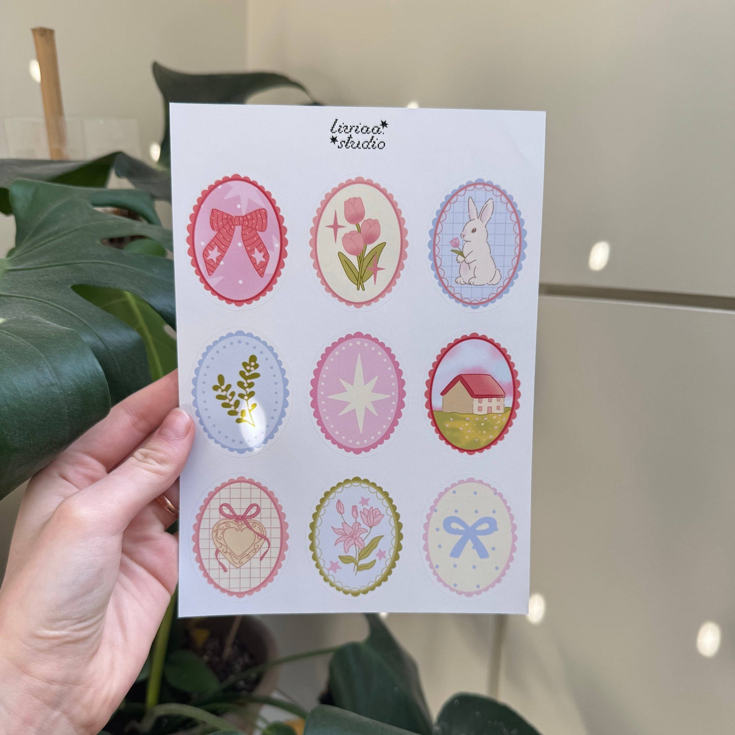 Planche de stickers - Médaillons