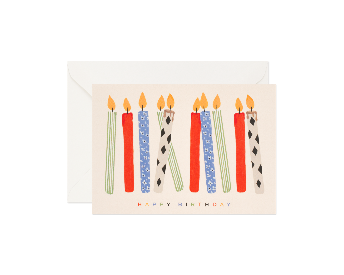 Carte - Bougies d'anniversaire