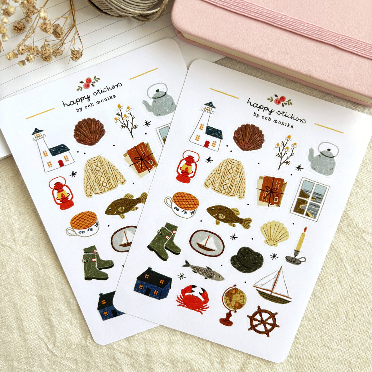 Planche de stickers - Gardien de phare