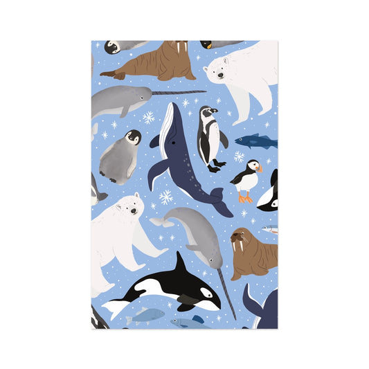 Mini-Carte - Animaux d'hiver