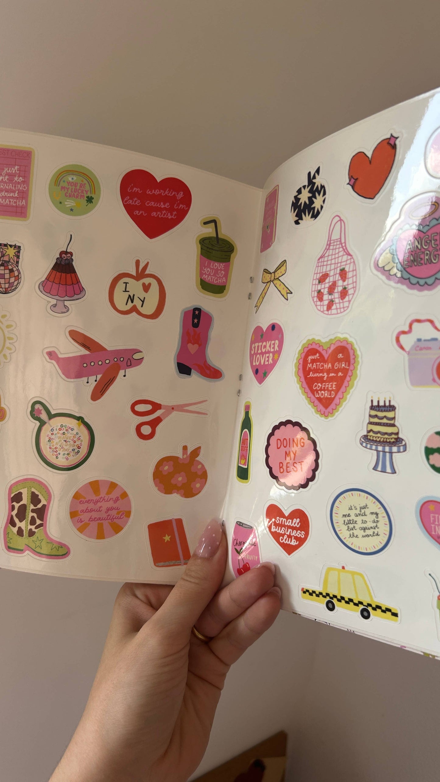 Carnet de stickers - Stickers Lovers