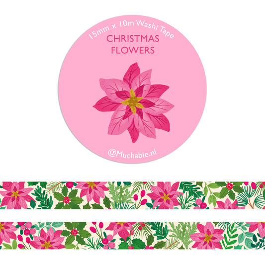 Washi Tape - Fiori di Natale
