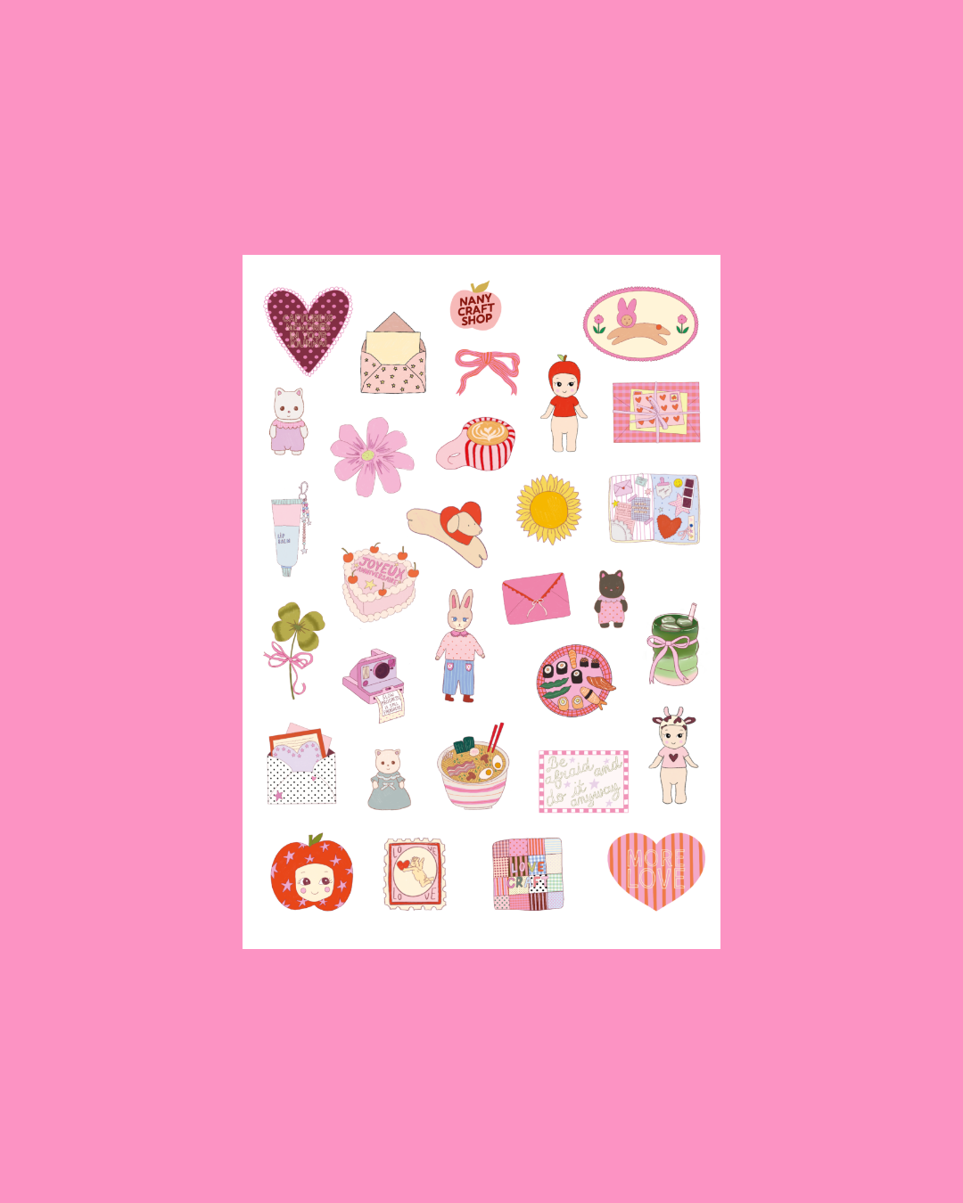 Planche de stickers - Mini favoris
