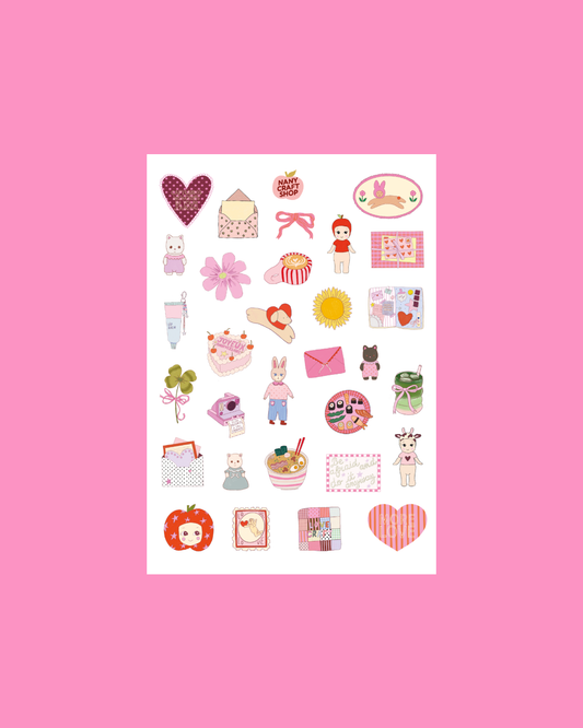 Planche de stickers - Mini Favoris