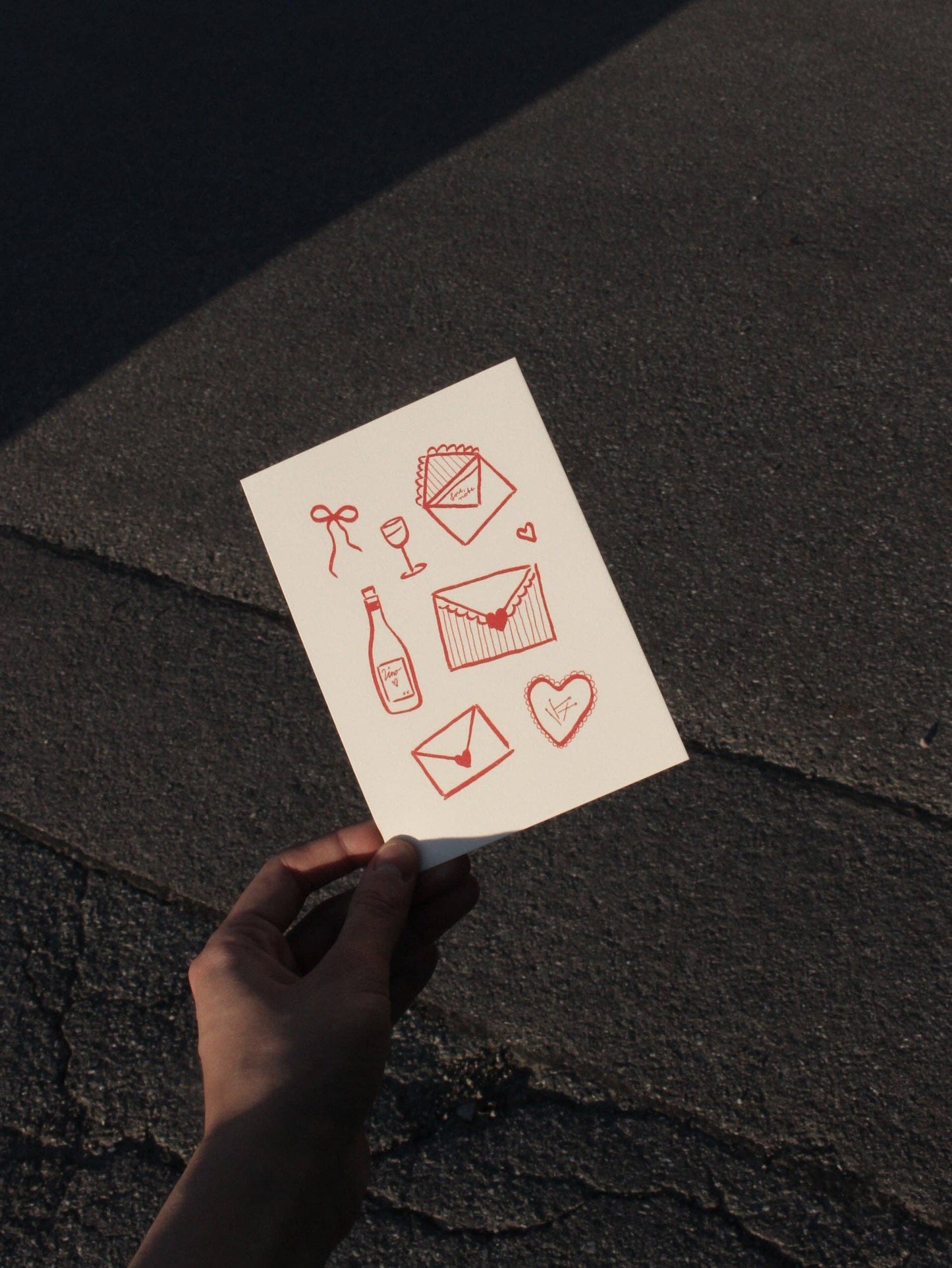 Carte postale - Lettres d'amour