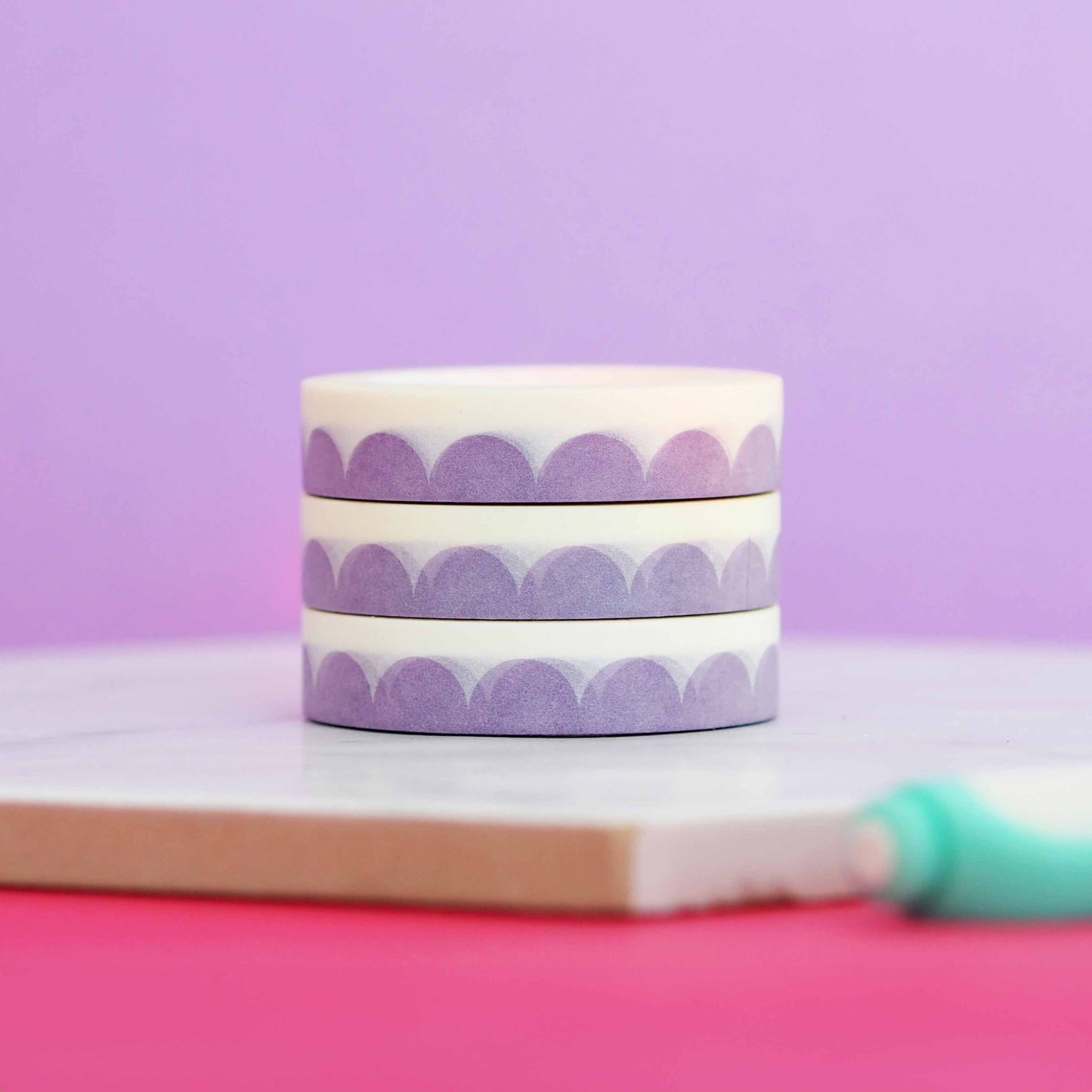 Washi Tape - Vagues Violettes