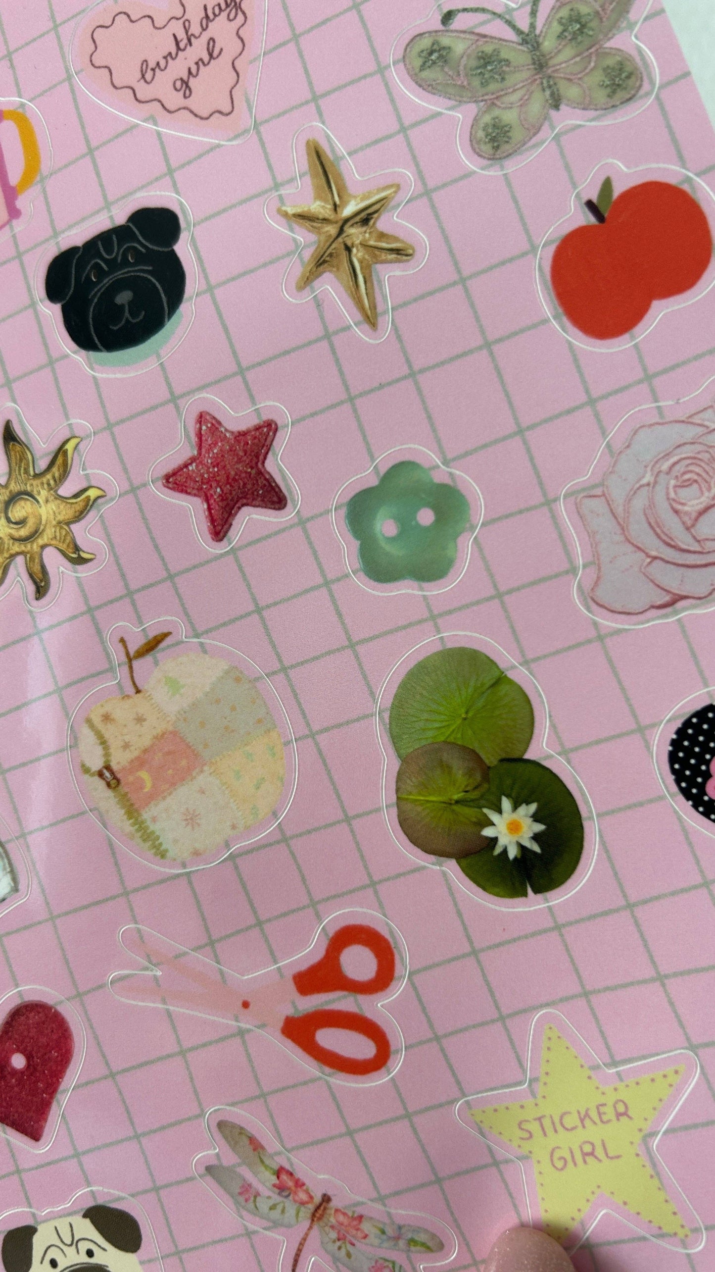 Planche de stickers - Nany