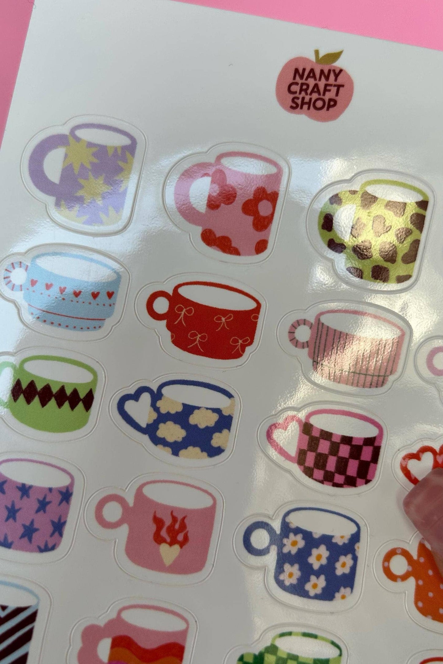 Planche de stickers - Mugs