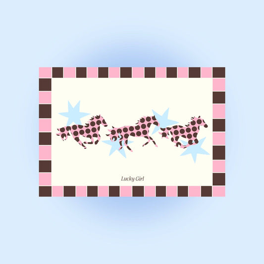 Carte postale - Cheval
