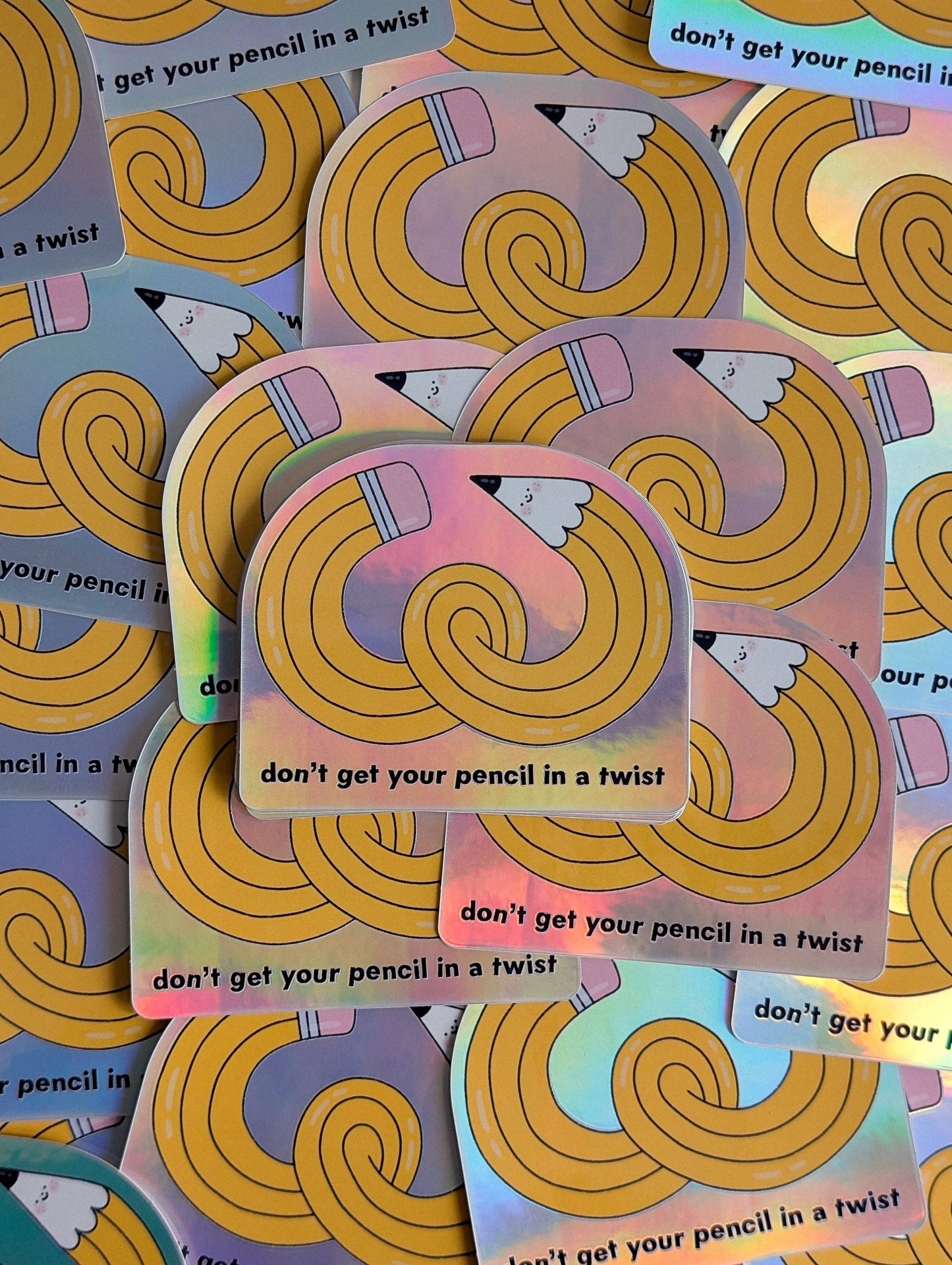 Sticker - Ne t'emmêle pas les crayons