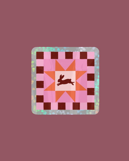 Sticker - Lapin Rose