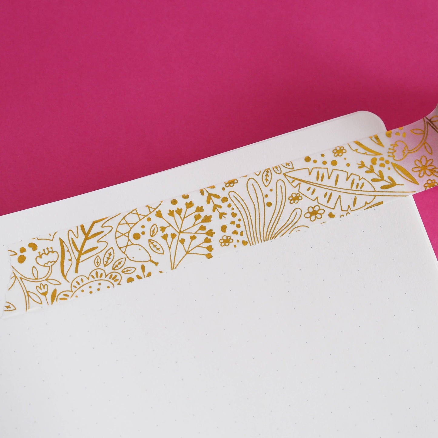 Washi Tape - Feuille d'or
