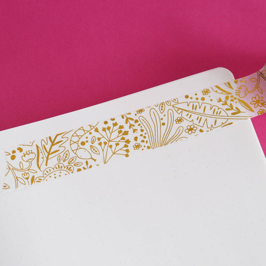 Washi Tape - Feuille d'or