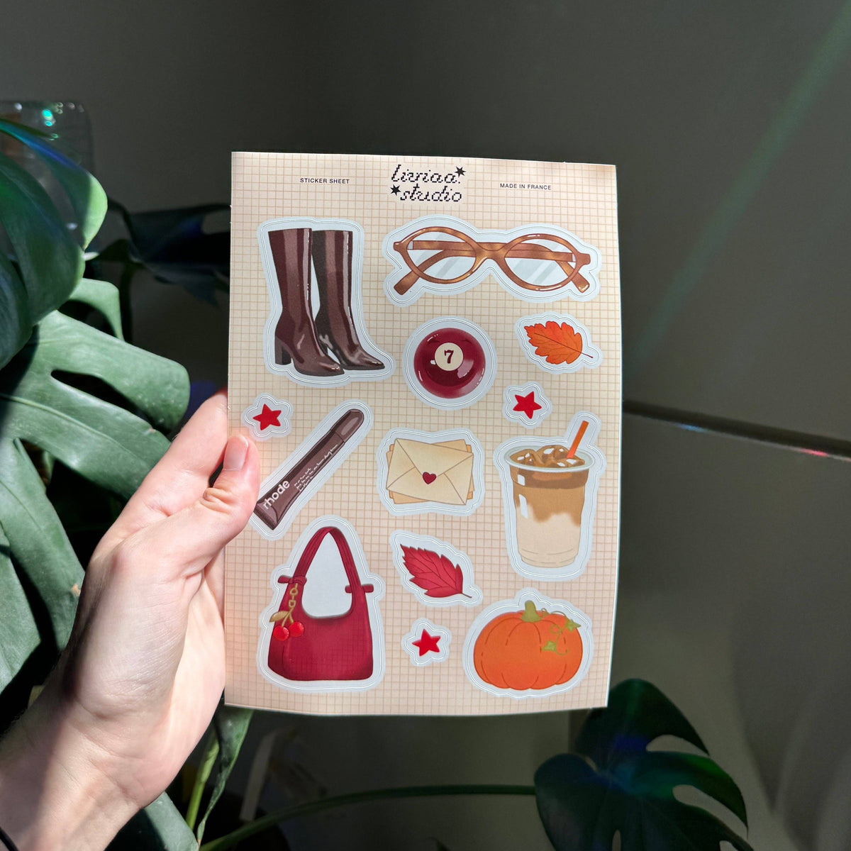Planche de stickers - Fall outfit