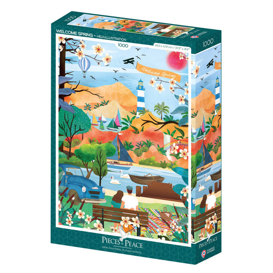 Puzzle 1000 pièces - Welcome Spring
