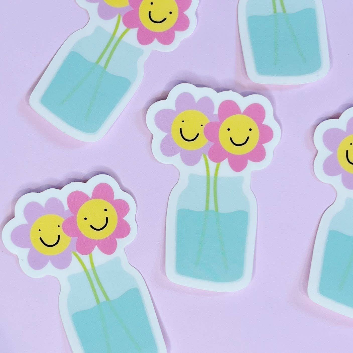Sticker - Happy Flowers