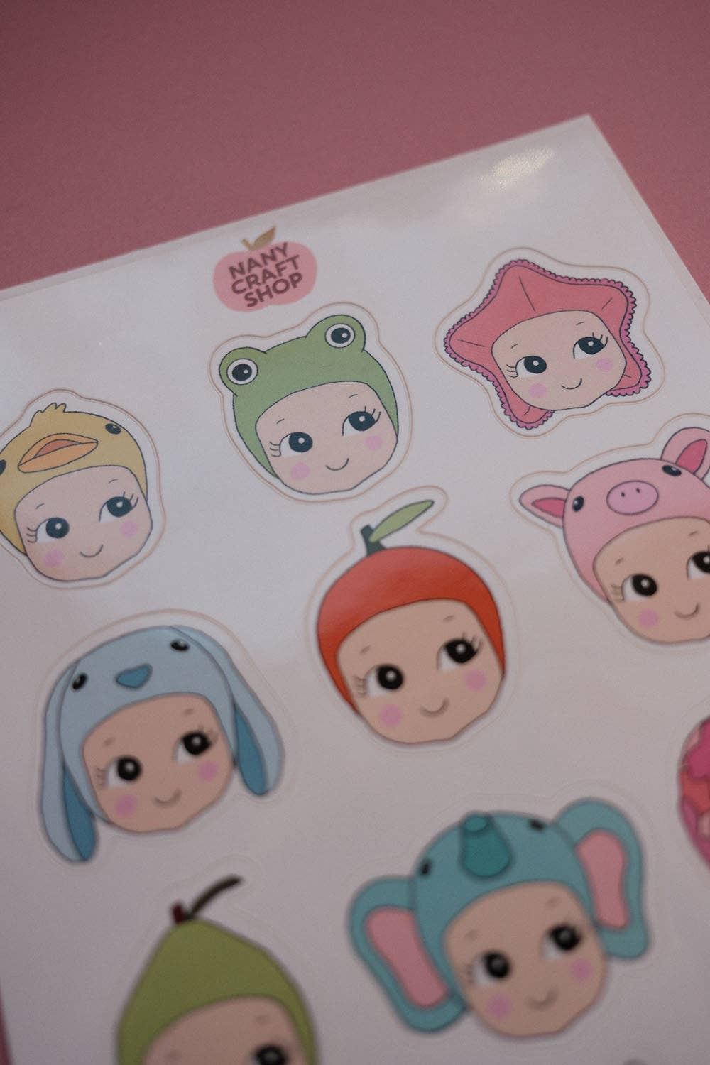 Planche de stickers - Baby