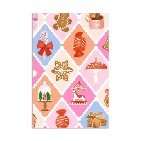 Mini-Carte - Motif d'hiver