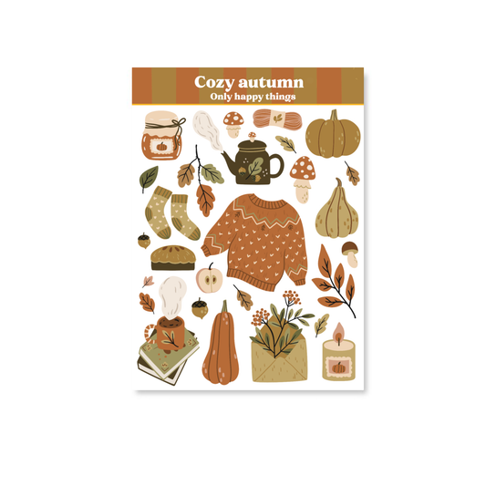 Planche de stickers - Cozy Autumn