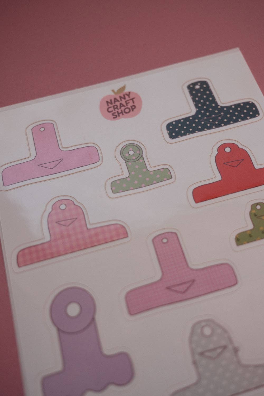 Planche de stickers - Pinces