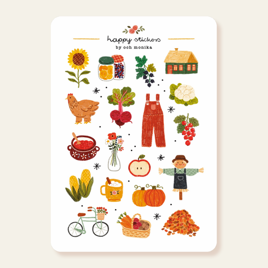 Planche de stickers - Harvest Time