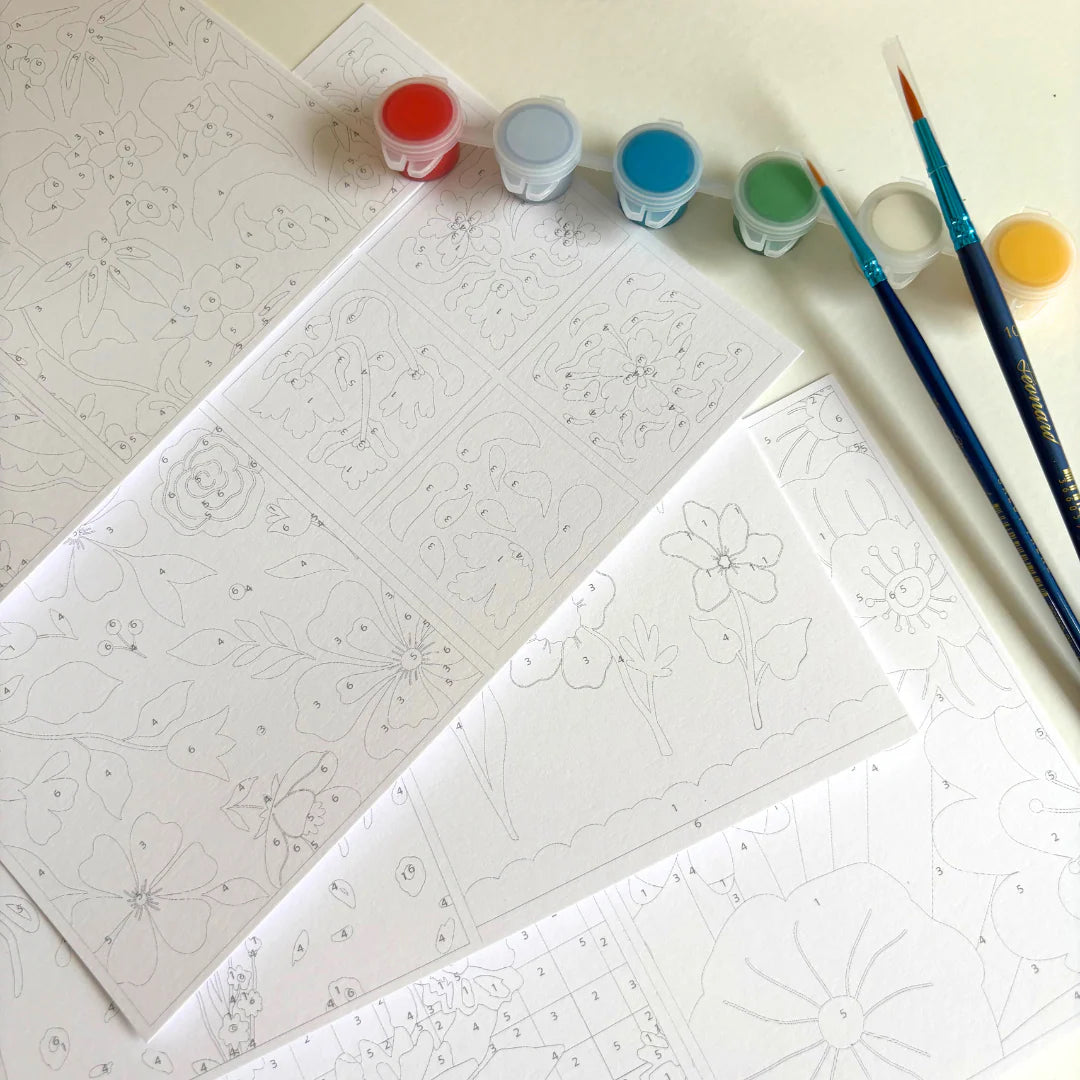 Peinture sur numéros - Rêveries Florales