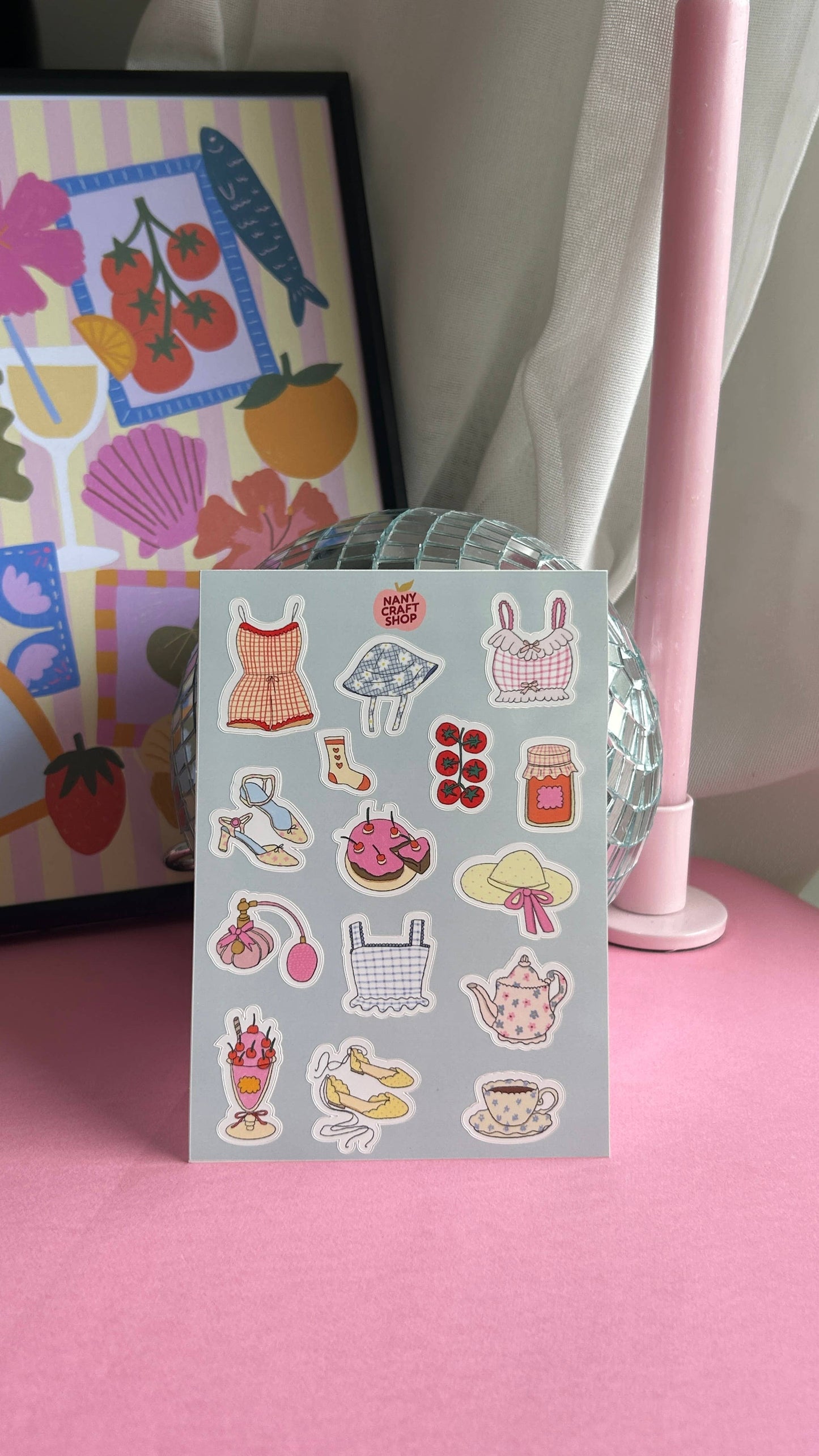 Planche de stickers - Pique-nique