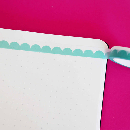 Washi Tape - Vagues Turquoises