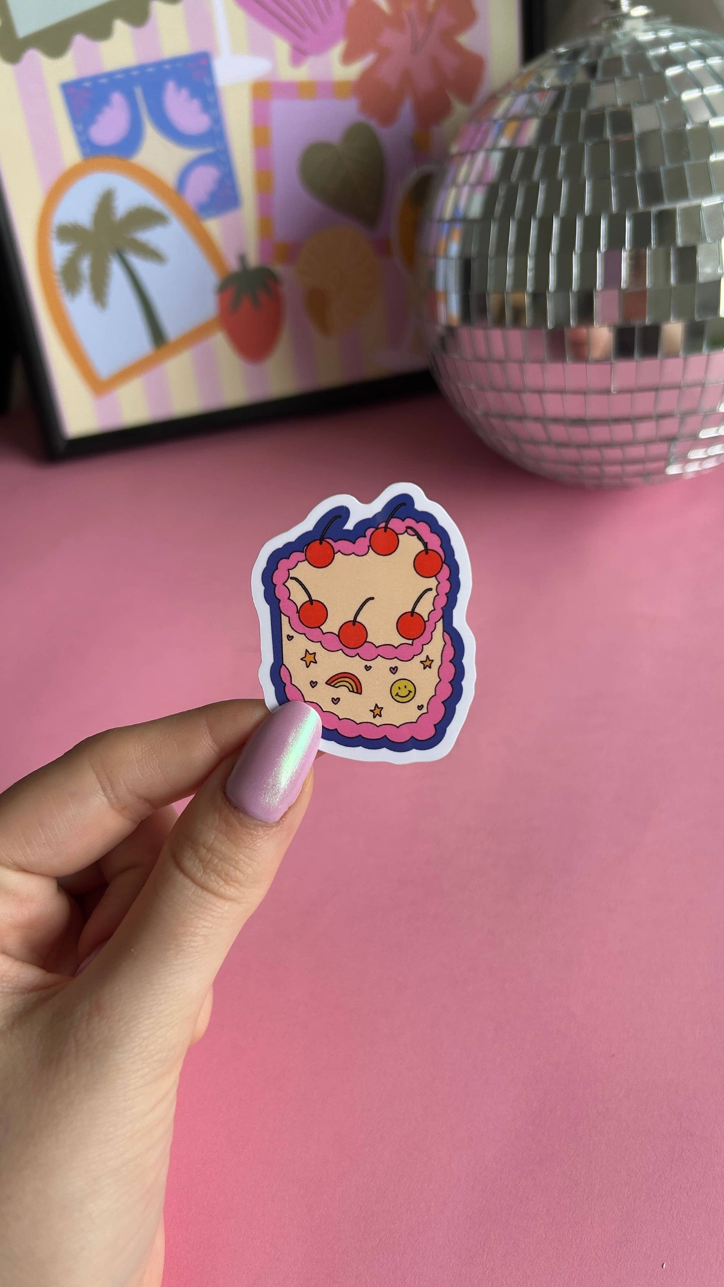 Sticker - Vintage Cake