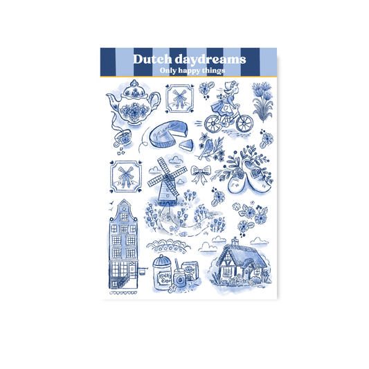 Planche de stickers - Rêveries néerlandaises
