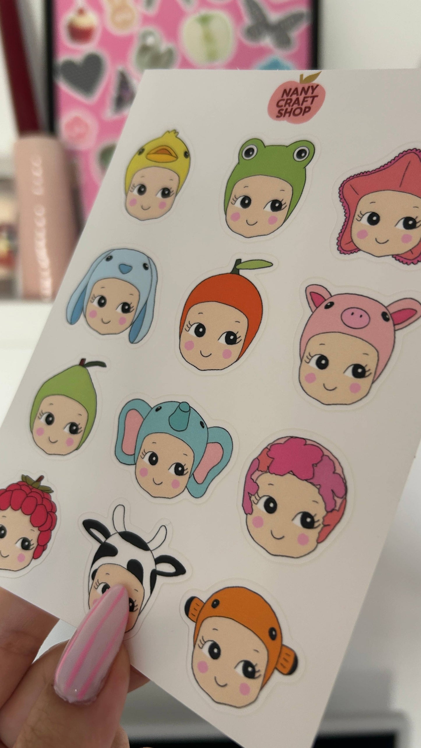 Planche de stickers - Baby