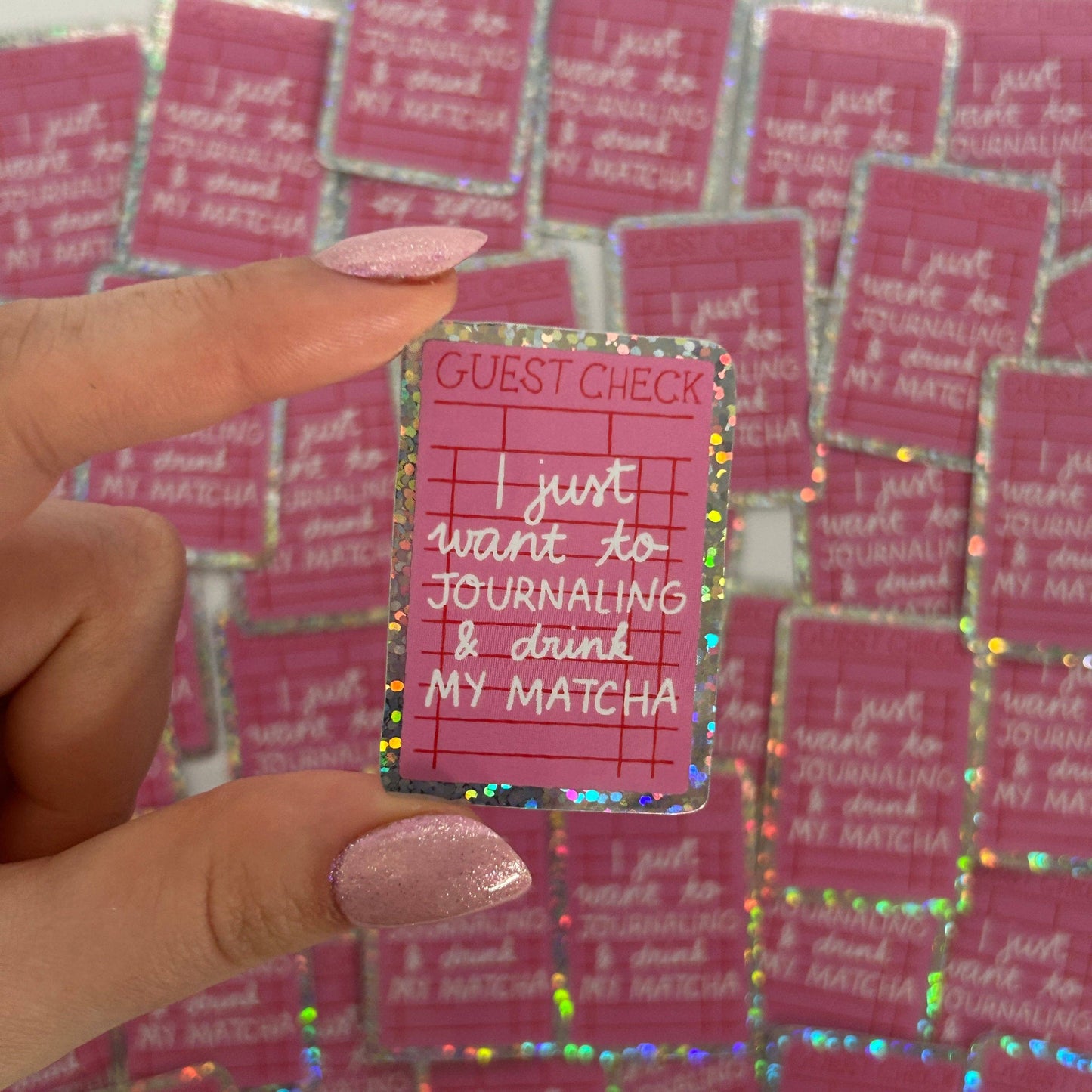 Sticker - Journaling & Matcha