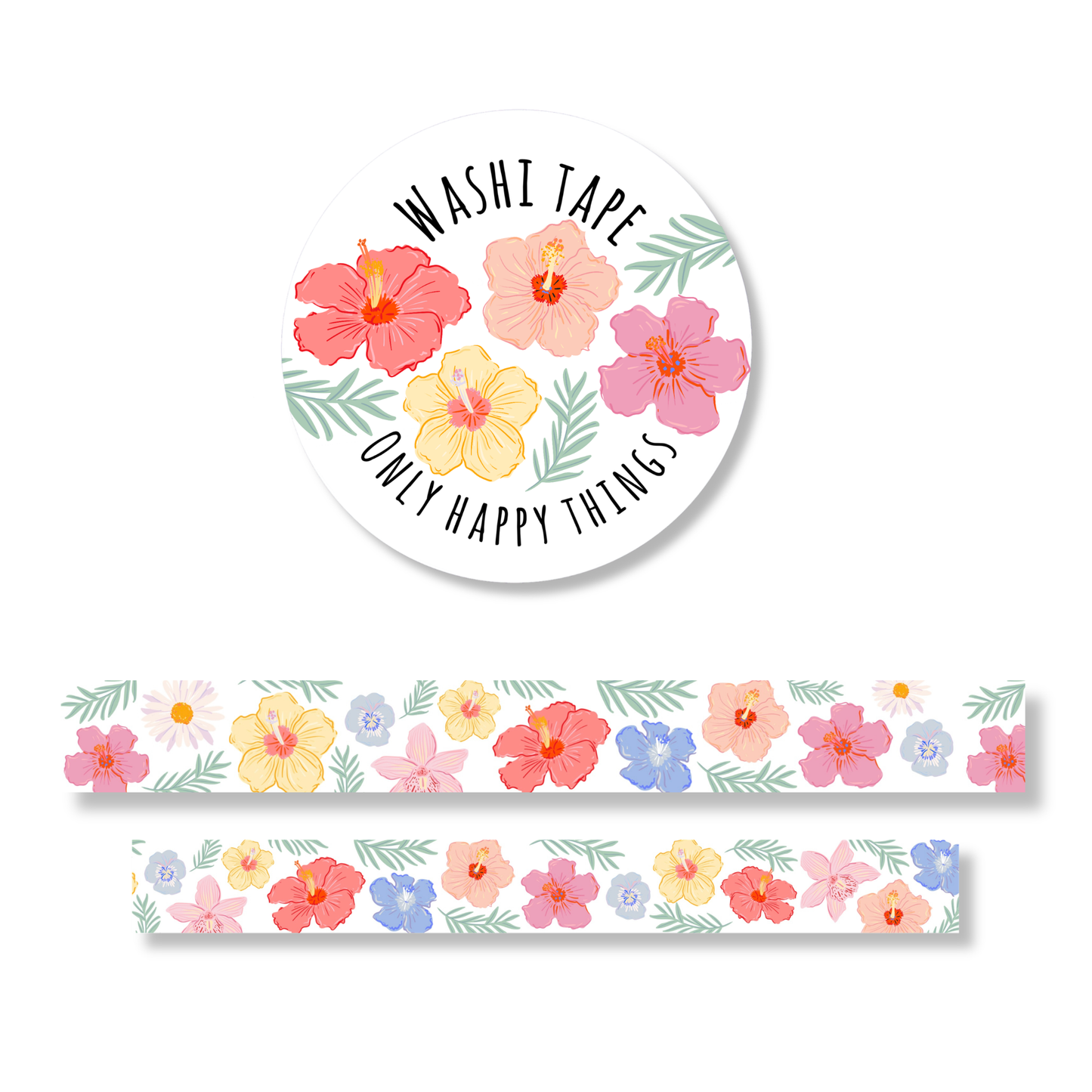 Washi Tape - Floraison