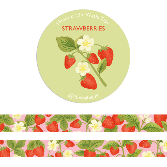 Washi Tape - Fraises