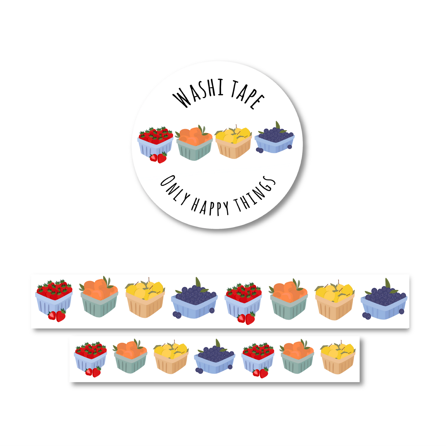 Washi Tape - Summer Fruits