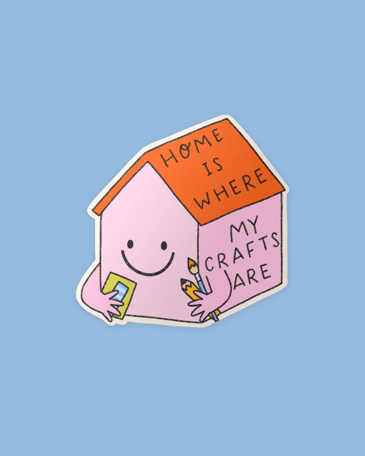 Sticker - Home is where my craft are