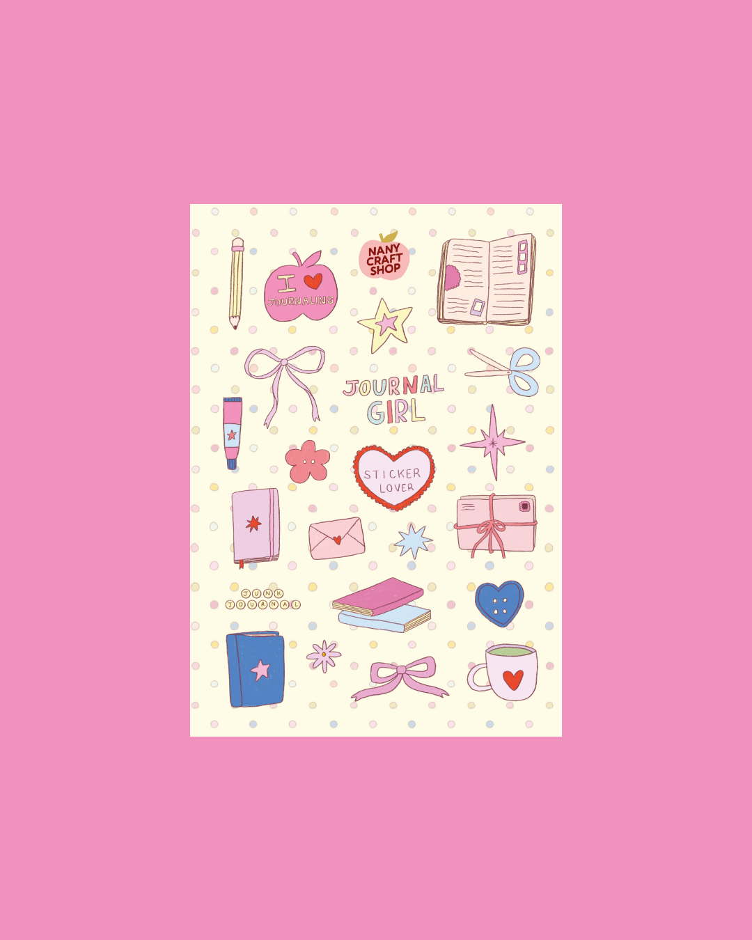 Planche de stickers - Crafty Girl